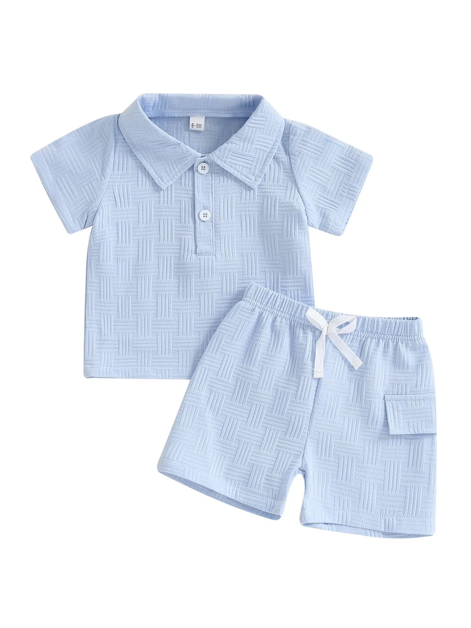 Boys Stylish Jacquard Collared
