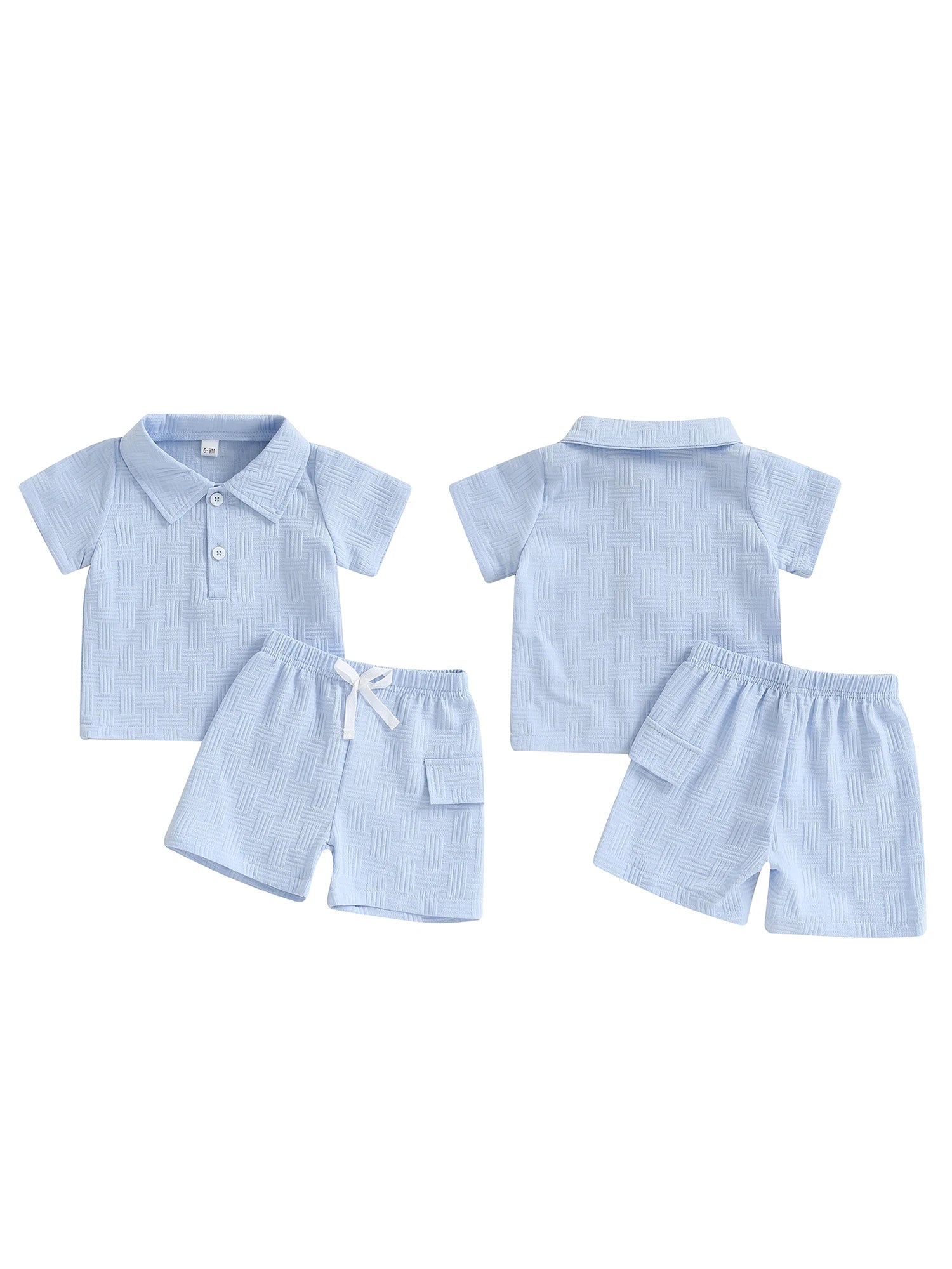 Boys Stylish Jacquard Collared