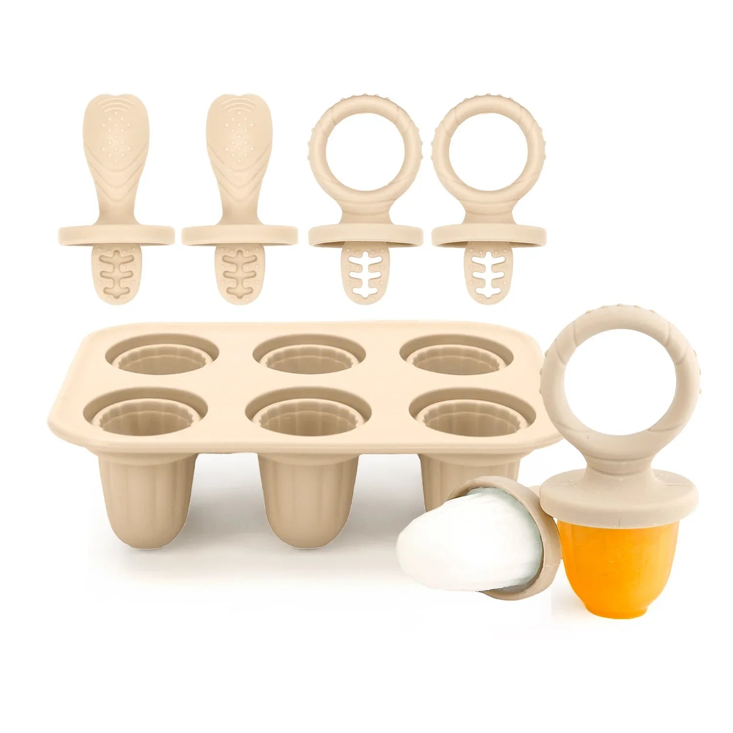Baby Teething Ice Cream Stick Molds