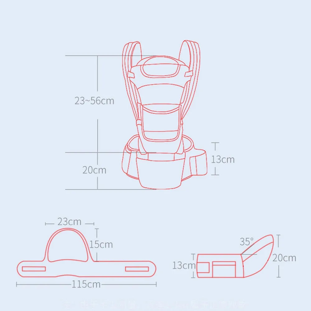 Kangaroo Baby Wrap Sling Travel