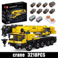 Mould King Crane Building Block Engineering Truck Brick Set for Kids