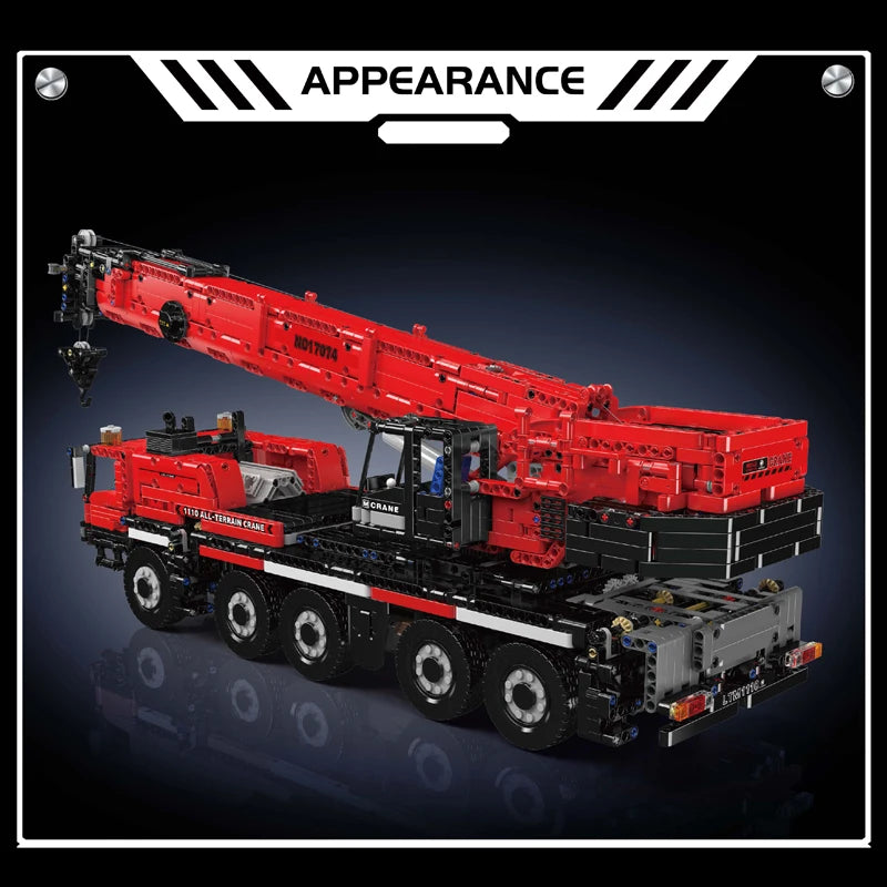 Mould King Crane Building Block Engineering Truck Brick Set for Kids