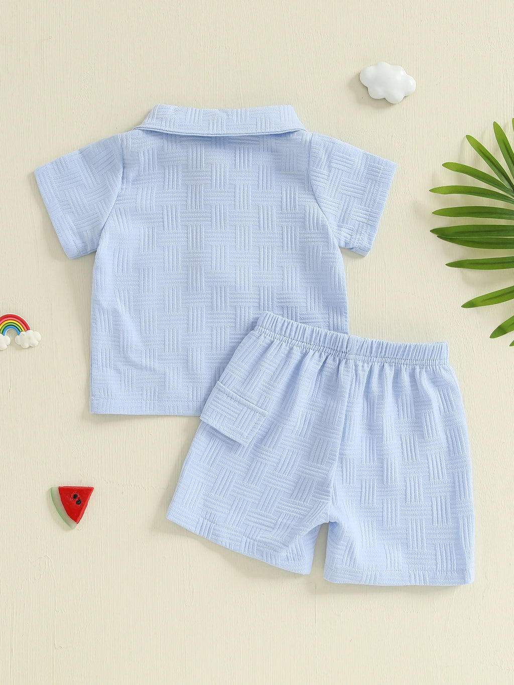 Boys Stylish Jacquard Collared