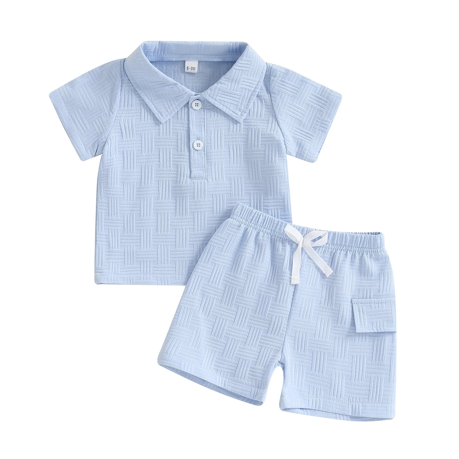 Boys Stylish Jacquard Collared